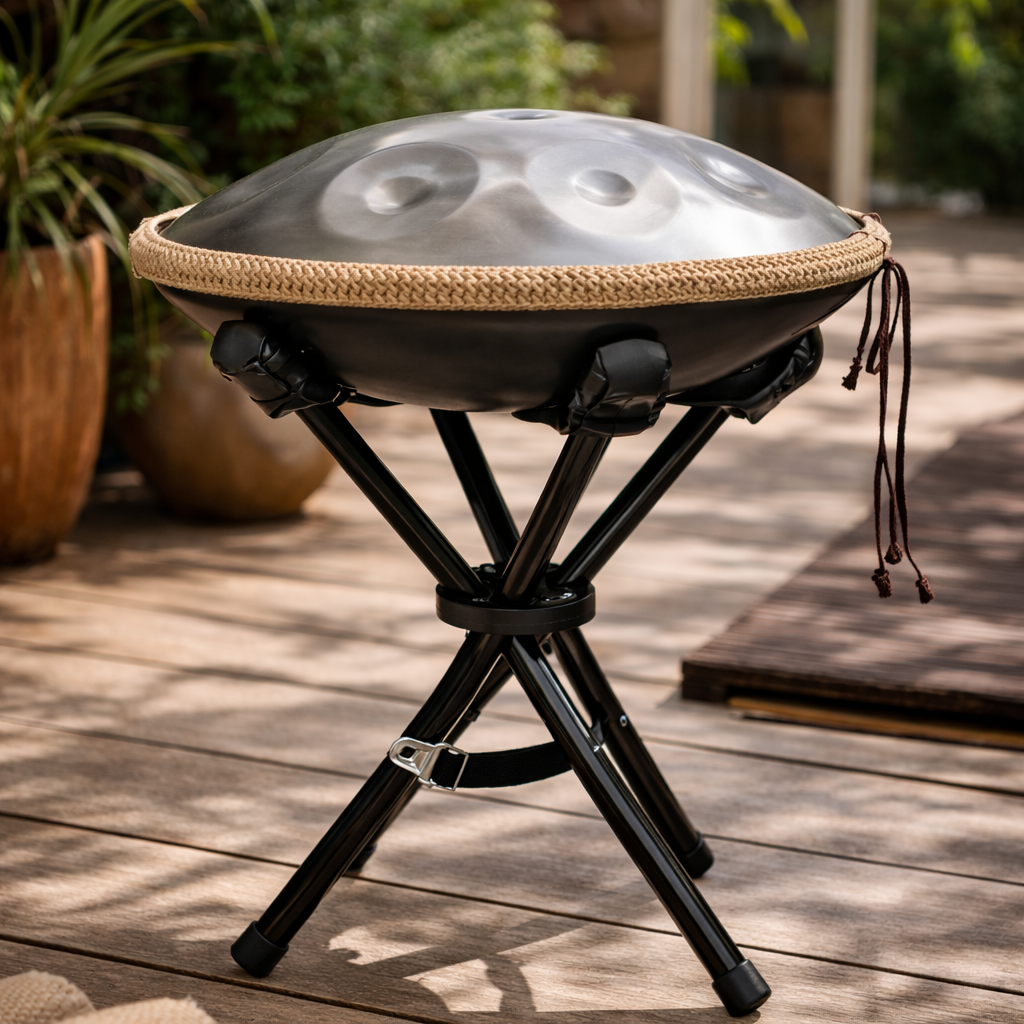 Support pliable pour handpan