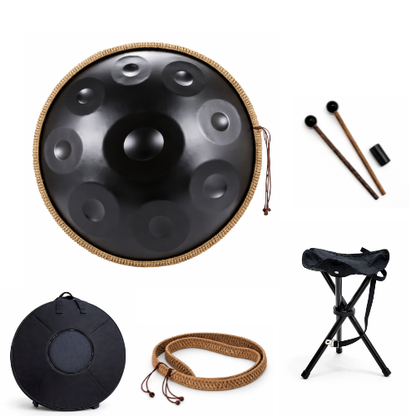 Handpan Noir Obsidienne
