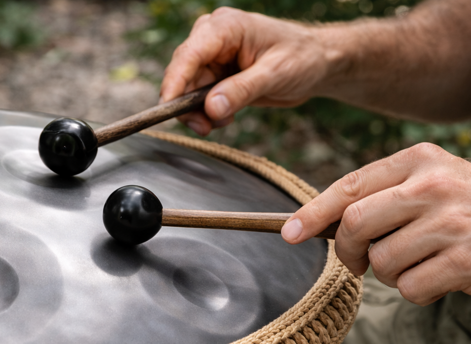Mailoches professionnelles pour handpan